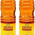 Om Shanthi POOJA MADE PURE Cycle Pure Om Shanthi Pooja Oil | Oil For Puja, Festivals, Havan | Til Oil For Pooja | Blend Of 5 Puja Oils With Jasmine Fragrance | Pooja Items | Pack Of 2 (1 Litre/Pack)