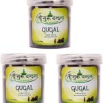 SHREE GURU VANDANA DHOOP V AGARBATTI 3 Box of Guggul Dhoop in Round Box Best for Pooja,Spa and Home Fragnance