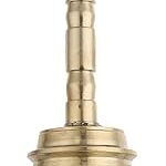 DOKCHAN Handcrafted Pure Brass Puja Bell with Nandi GAI Sitting Handle for Temple Brass Pooja Bell 14 cm