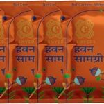 Camveda Hawan Samagri 2KG(500gx4) |100% Pure and Natural | Mixture of Various Dried Herbal Roots and Leaves for Vedic Yagya Pujan. Hawan Worship Pooja Samagri (Pack of 4)