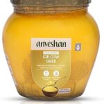 Anveshan A2 Gir Cow Desi Ghee 500ML | Traditional Bilona Method | Curd- Churned | Cultured | Pure and Natural | Lactose and Gluten Free | Lab Tested