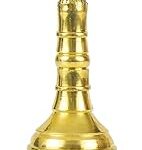 Spillbox Traditional Brass Bell/Ghanti for Pooja/Worship for Temple Home -6" inch ShankChakra (1)