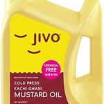 Jivo Premium Cold Pressed Kachi Ghani Pure Mustard Oil, 5 Litre | Natural & Pure, Rich in Omega-3 & Antioxidants | Ideal for Cooking, Frying, Pickling & Daily Use |