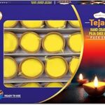 Shubhkart Tejas Handcrafted Puja Ghee Mitti Diya | Non Toxic Smokeless & Wax Free Mitti Diya Perfect for Puja, Diwali, Prayers, Rituals | No Residue Long Lasting | 2 Hours Burn Time (Set of 20)