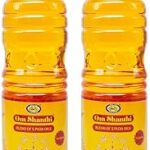 Cycle Pure Om Shanthi Puja Oil | Oil for Puja, Festivals, Havan | Blend of 5 Puja Oils with Parijatha Fragrance | Daily Puja Items | Pack of 2 (1 Litre/pack)