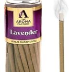 The Aroma Factory Lavender Dhoop Batti Sticks with dhoop Stand Holder in Box (Dhoop for Pooja) (1 Jar X 100g)