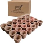 Byre Cow Dung Empty Dhuni | Hawan Cups (Empty), Sambrani Dhoop Cups (60 Pieces)