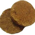 Shree Krishna Cow Dung Cakes/Gobar Upla for Hawan and Indian Rituals (Brown) - Pack of 12
