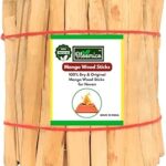 Bloomico Mango Wood Sticks for Havan - 60 Sticks | Aam Ki Lakdi for Havan Pooja Samagri Wood for Hawan Fire | Complete Dry Original Mango Wood Stick for Puja - 60 Sticks