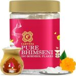 Camveda Pure Bhimseni Camphor Kapoor/Kapur Jar (500g) | 100% Pure Camphor Purifying & Pleasant Fragrance for Pooja, Hawan, Air Freshener | Unadulterated Camphor- Bhimseni Camphor- 500gm