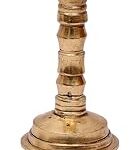 Abhilash Collection 2.5 Inches Nandi Design Brass Pooja Hand Bell, Ghanti for Pooja Aarti, Brass Temple Bell, Hanging Bells for Home Temple, Standard, Pack of 1