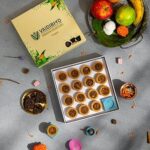 Vaidibhyo Luxury Guggul Havan Cups - 15 Pcs | Herbal | Pure Fragrance for Meditation | Purify Home Atmosphere | Eco-Friendly Packaging | Free Stand Inside