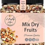 HINGLAJ AGRO Panchmeva Dry Fruits Mix I Fit for Fasting | Healthy Snacks Mixed Nuts Contain Almonds, Cashews, Dates, Black Raisin, Green Raisin (500 Gram)