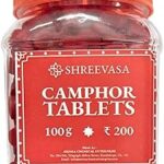 Shreevasa Camphor 100g | 100% Pure Natural Camphor for Pooja, Meditation & Aromatherapy with Long-Lasting Aroma