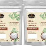 Kapuram Pure Bhimseni Kapoor | Kapur 100g x 2 | 100% Pure Camphor Purifying & Pleasant Fragrance for Pooja, Hawan, Air Freshener | Bhimseni Camphor - 100g x 2 Combo