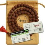 Virasit Certified 5 Mukhi Rudraksha Mala for Men & Woman | 108 Beads Original 5 Mukhi Rudraksha | Five Face Original Rudraksha | Jaap Mala of Lord Shiva