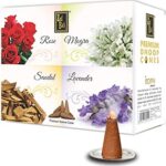 Zed Black Dhoop Cones Boxes (Rose, Mogra, Sandal and Lavender) - Pack of 12 (Total No. of Dhoop Cones - 240)
