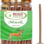 Betala Fragrance Musk Flavour Dhoop Sticks for Pooja, Pack of 200 g with Holder |Dhup Batti| |Agarbatti| |Incense Stick| (200 Gm)