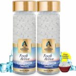 The Aroma Factory Pure Camphor Tablets, Fresh Active, Zero Residue Kapoor with Fragrance for Pooja, Aarti Kapur | Bottle Pack of 2 x 80gm