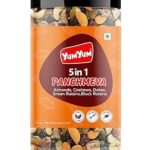 Yum Yum Mixed Dry Fruits Panchmeva 400g I Mixed Nuts I Reusable Jar | Ready to Eat | Prasad
