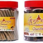 SHREE GURU VANDANA DHOOP V AGARBATTI Chandan 120 Incense Stick -Chandan Dhoop 40 Big Cones 2.5 Best for Pooja,Spa and Home Fragnance