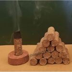 GAVO HARSHIDDHI Desi Cow Dung Natural Dhoop Batti/Made by Guggal Chandan Jatamansi Gulab Bhimseni Kapur for Puja & Hawan/Organic Incense Stick 4Cm - 60-Stick (Havan)