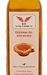 BCD Deepam Oil 1 Litre | Chemical-Free Pooja Oil for Festivals & Daily Rituals | Blend of Sesame, Coconut, Castor, Mahua & Neem Oils for Puja Use