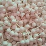 On Blow Pure Cotton Round Wicks Diya Batti/Phool Batti for Pooja Aarti White Color (Pack of 100)