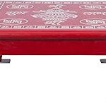 PUNYATVA Banana Leaf Stand for Satyanarayan Pooja – Metal Holder for Banana Plant, Tree or Stem – Ideal for Puja Setup, Ganpati, Varalakshmi Vratham, Mandir, Housewarming, Religious Ceremonies (Set of 4)