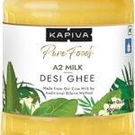 Kapiva Certified A2 Gir Cow Ghee 500ML | Traditional Vedic Bilona Method | Grassfed, Pure & Healthy | Curd-Churned | Premium Glass Bottle | 100% Natural & Lab-Tested | Rich in Nutrition