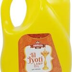 Swarajya India Til Jyoti Lamp Oil – 5 Litre Jasmine | Pure Sesame Oil for Diya, Deepam & Pooja | Aromatic Jasmine Fragrance for Spiritual Rituals