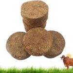 Ayodhyashri™ Organic Cow Dung Cakes | Eco-Friendly Gobar Upla for Havan, Pooja & Agnihotra | Natural Air Purifier & Fertilizer | Sun-Dried & Moisture-Free-21 Piece (Pack of 4)