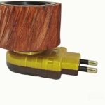 Camphor Burner/Essential Oil Diffuser/Electric Diffuser for Fragrance/Kapur Dani for Pooja, Meditation, Havan/Kappor Stand for Home, Office (Pack of 1) Wood