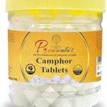 Puzawala's Camphor Tablets 100g Jar 100% Pure Natural Kapoor Use Pooja Hawan Arti Prayer Meditation Aromatherapy Diffuser kapur
