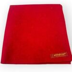 Patitpavan Premium Red Woolen Aasan - Completely Handcrafted Perfect Mat for Meditation & Prayers - Soft, Comfortable (Size 23 x 30 Inch) Pack of 2