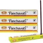 DHOOP AGARBATTI SAMAGRI Panchavati inscense Dhoop Sticks Pack of 12 (10 Sticks per Box).