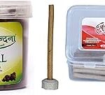 SHREE GURU VANDANA DHOOP V AGARBATTI Guggul Dhoop in Round Box-Rose 40 Incense Sticks Agarbatti Best for Pooja,Spa and Home Fragnance