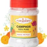MANGALAM Camphor Tablet 100g Jar - Pack of 1 | 100% Pure | For Puja, Festivals & Other Religious Ritual | No Dangerous Chemicals | Leaves No Residue Or Ash