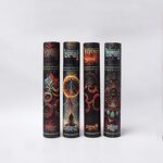 Sri Lomash Premium Halmaddi Masala Agarbatti – 45 Sticks Each, Set of 4 Fragrances | Mandar, Manjari, Bhadra, and Munjal | Natural Incense Sticks for Puja, Meditation & Home Fragrance