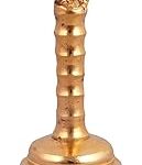 Shiv Shakti Arts? Hand - Crafted Designer Pure Brass Bell/Ghanti (Length - 4.75" Inch) - Nagpari, Gold