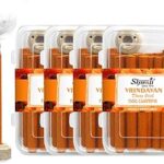 Shivaji Vrindavan Organic Incense Dhoop Stick for Puja | Long Lasting | Divine Havan Aromatic Fragrances | Dhoop Stand Inside | 40+ Mins Burn Time | Charcoal Free - Pack of 4