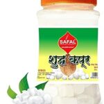 SAFAL Kapoor Original 100g | Pure Kapoor for Puja | 100% Organic Camphor | Kapur Air Freshener | Kapoor for Car, Puja, Havan and Air Fragrance (Pack of 1)