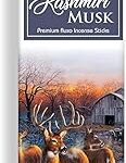 Dhoop Chaon & Co. Kashmiri Musk Masala Incense Stick, Soothing Aroma of Incense Sticks Promotes a Feeling of Happiness and Warmth, 250gms Pack, Dhoop Chaon and Co