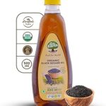 Go Earth Organic Cold Pressed Black Sesame Oil 500ml Til Ka Oil for Hair Growth, Body Massage, & Cooking Natural & Chemical-Free