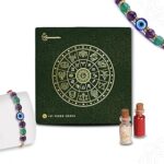 Gemsmantra Crystal Premium Beads Rakhi Raksha Bandhan Gift Band Bracelet for Brother, Bhaiya, Bhai Promote Luck, Prosperity, and Emotional Well-being & Love