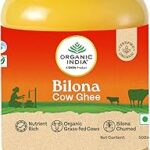 A TATA Product - Organic India Bilona Cow Ghee 500ml, Pure & Nutrient-Rich, Bilona Churned