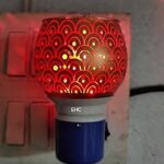 SHREE HANS FASHION Home & Kitchen Studio | Kapur Dani Electrical Camphor Diffuser Glass Kapoor Dani & Essential Oil Diffuser With On Off Switch To Toggle Between Burner & Lamp ((D3))