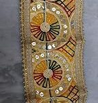 MATA Rani Small Size, Chunri I Chunni I Dupatta for Devi Navratri I Kanjak I Kanya I Pooja I pujan Articles Item I Embroidery I Navratri Puja Cloth, Decorative Gold Embroidered, Pack of 9 PC