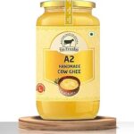 Go Fresho A2 Desi Cow ghee| Vedic Bilona Method|Pure, Natural & Healthy| 1000 ml Glass Bottle