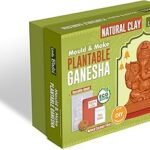 Little Birdie DIY Mould & Make Plantable Ganesha Kit | DIY Eco-Friendly Mould and Make Kit | Ganpati Murti Making Kit for Craft, Decoration | Gift for Kids & Adults